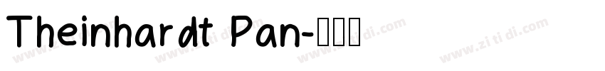 Theinhardt Pan字体转换